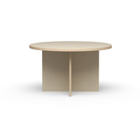 HKLIVING Customisable Round Dining Table - 130cm (Multiple Colours)