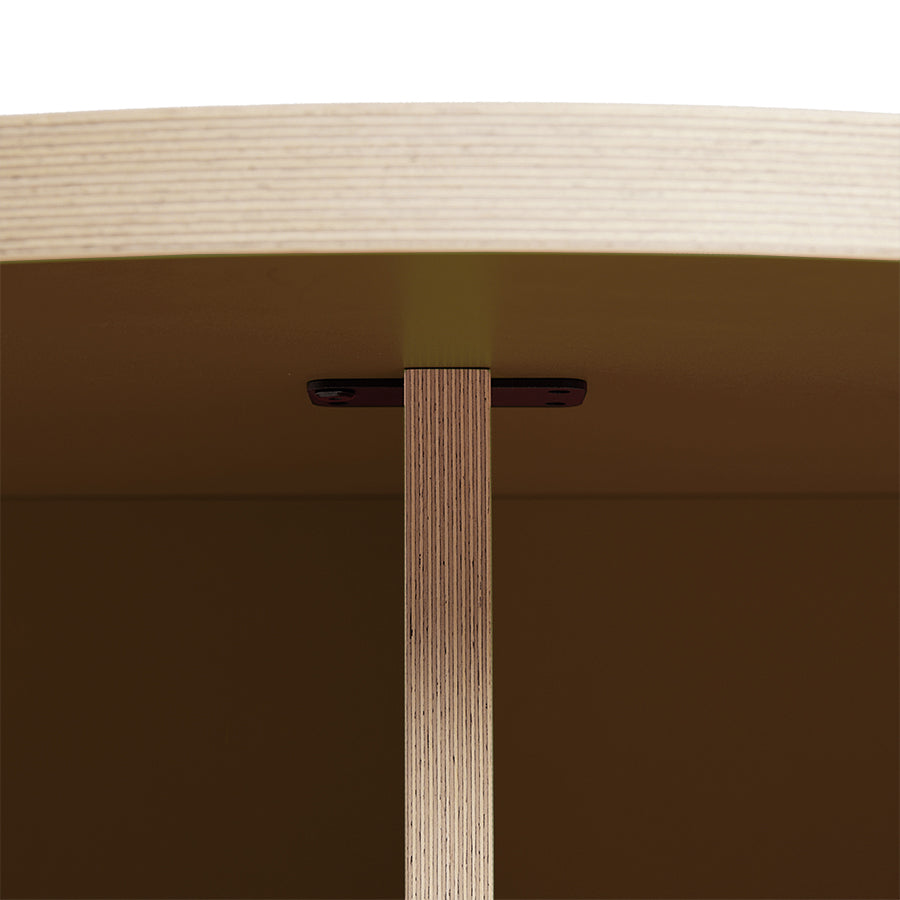 HKLIVING Customisable Round Dining Table - 130cm (Multiple Colours)