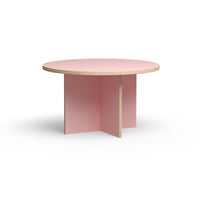 HKLIVING Customisable Round Dining Table - 130cm (Multiple Colours)