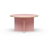 HKLIVING Customisable Round Dining Table - 130cm (Multiple Colours)
