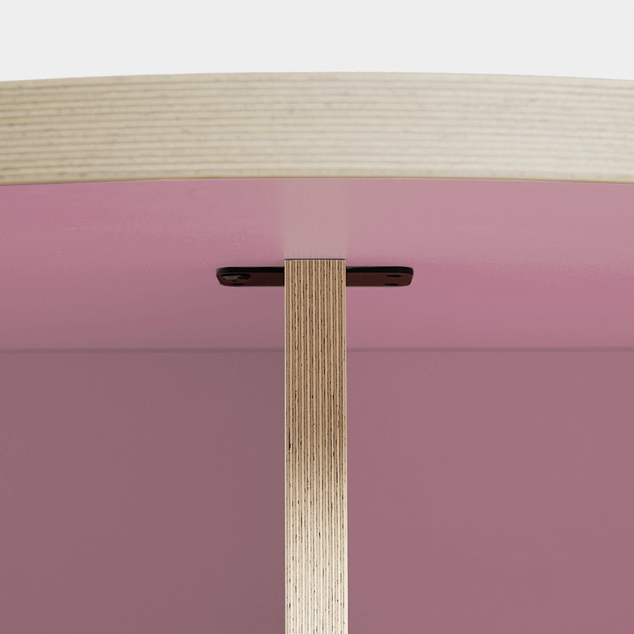 HKLIVING Customisable Round Dining Table - 130cm (Multiple Colours)