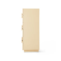 Spacious Drawer Cabinet - Cream Wooden Storage Unit by HKLIVING