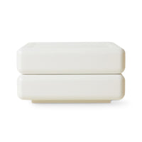 White Minimalist Coffee Table, Space by HKLIVING