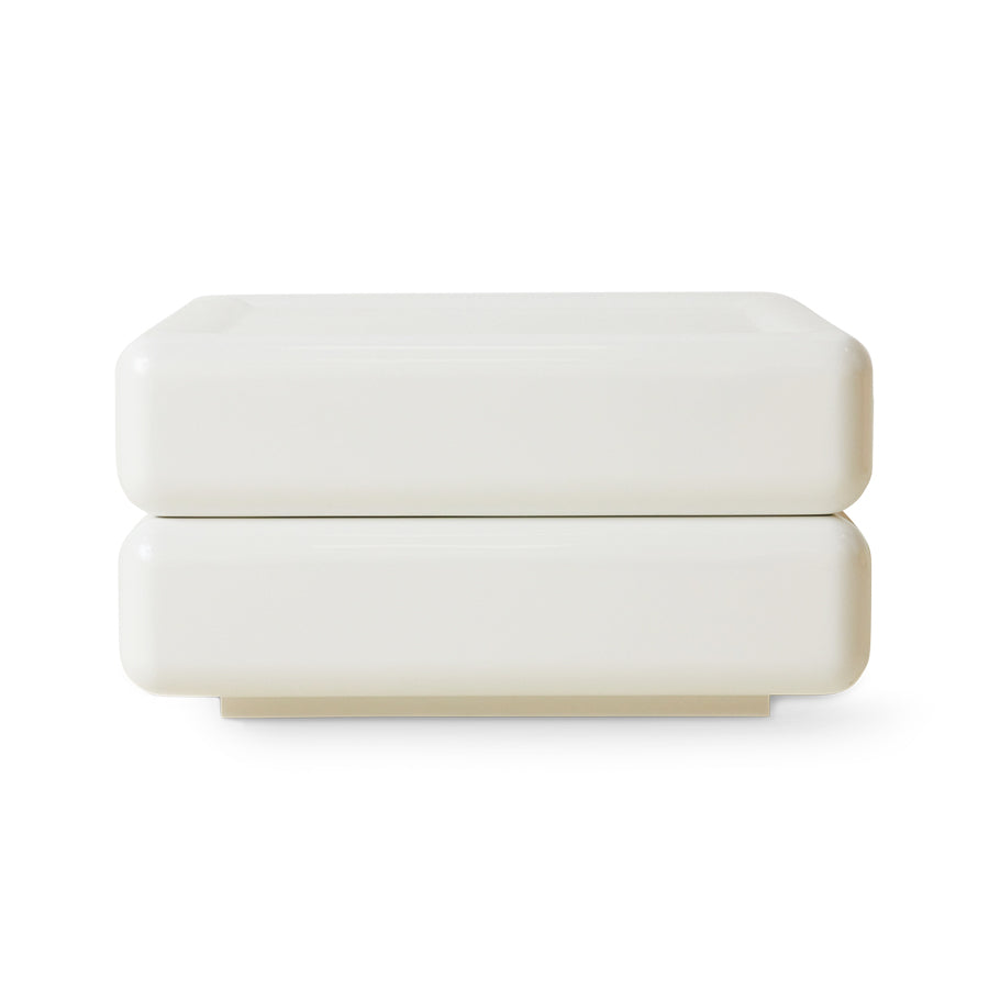 White Minimalist Coffee Table, Space by HKLIVING