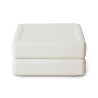 White Minimalist Coffee Table, Space by HKLIVING