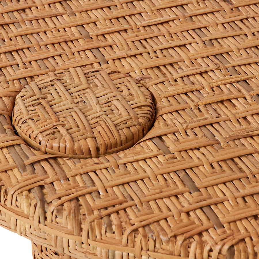 Woven Rattan Coffee Table ø100cm by HKLIVING