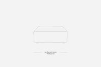 Jax Couch Element, Hocker Footstool, Sneak Grey, HKLIVING