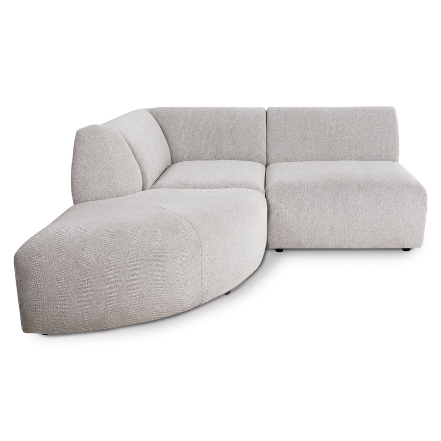 Jax Couch Element, Right Corner, Sneak Grey, HKLIVING