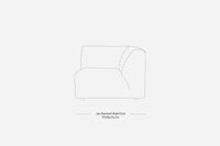 Jax Couch Element, Right End, Sneak Grey, HKLIVING