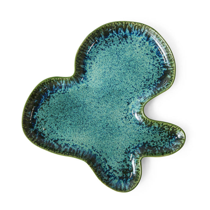 Shell Plate, Teal by HKLIVING