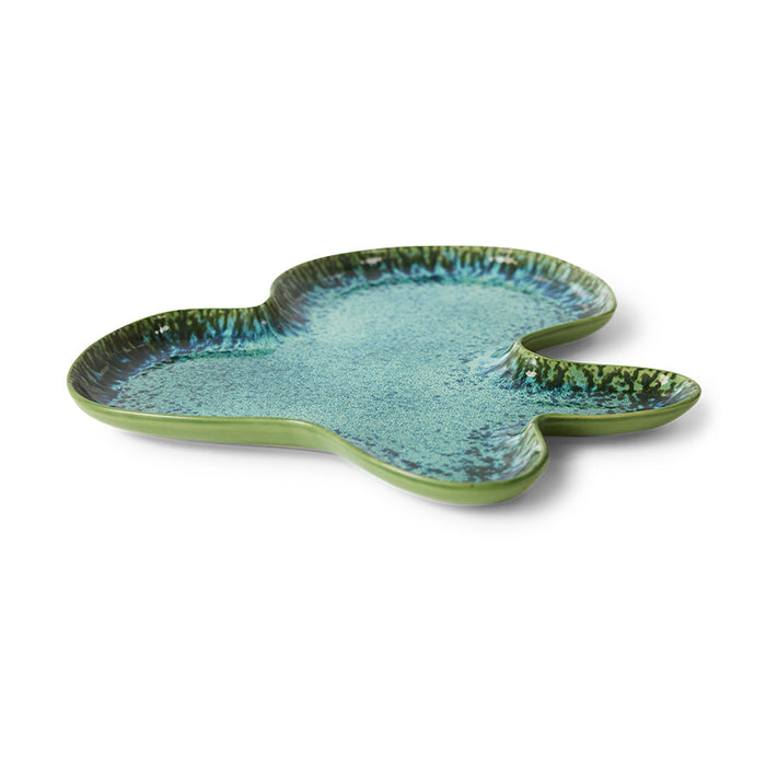 Shell Plate, Teal by HKLIVING
