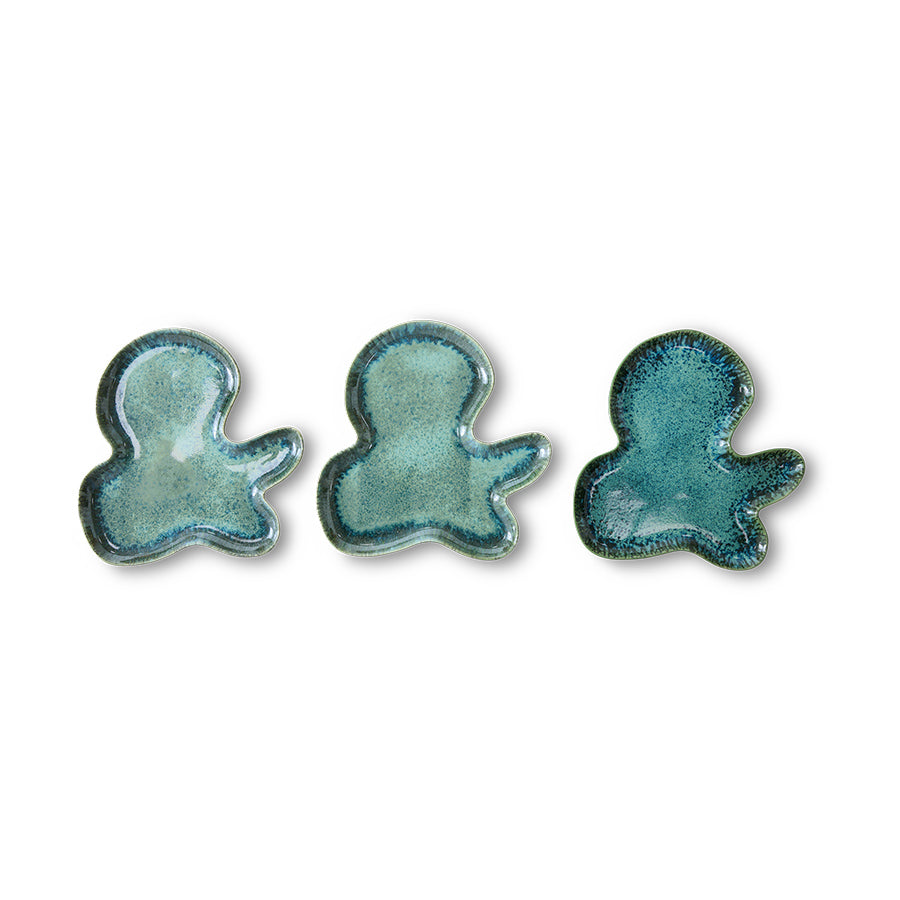 Shell Plate, Teal by HKLIVING