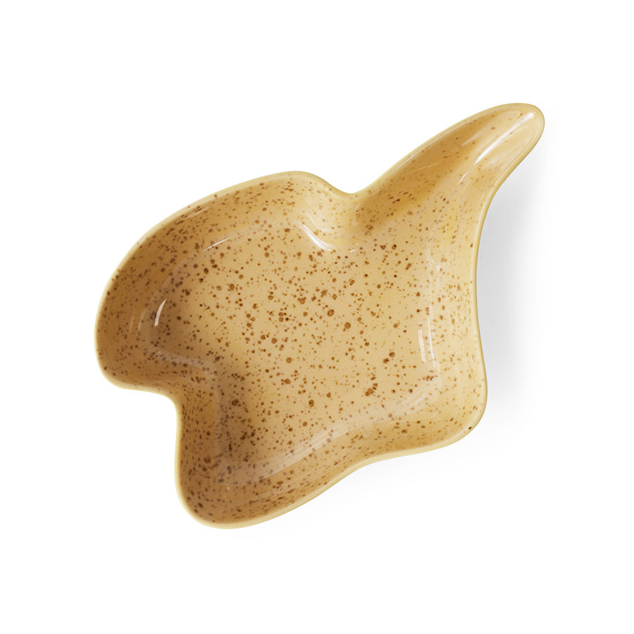Shell Ceramic Serving Bowl, Vanilla by HKLIVING
