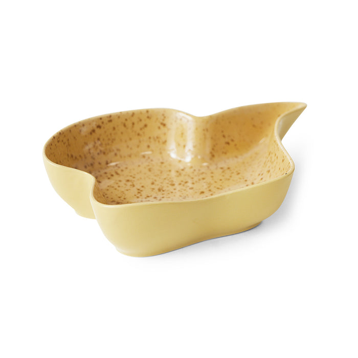 Shell Ceramic Serving Bowl, Vanilla by HKLIVING