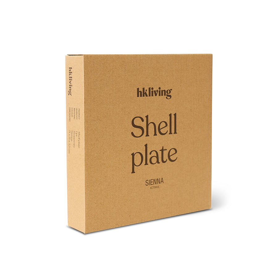Shell Plate, Sienna by HKLIVING