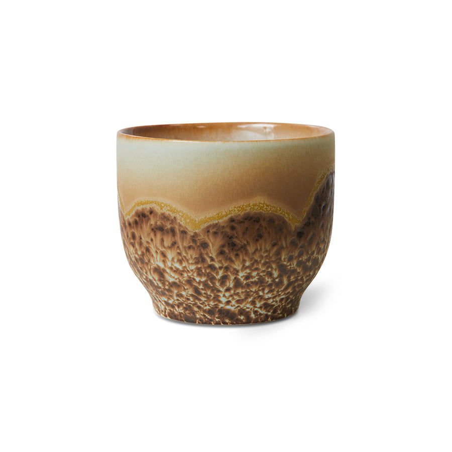 HKLIVING Cafe Cups, Lagoon Set or Individual, 70s Ceramics