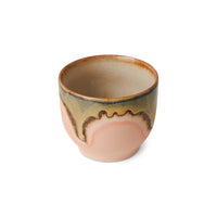 HKLIVING Cafe Cups, Lagoon Set or Individual, 70s Ceramics