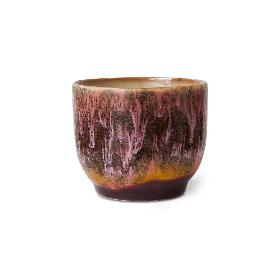 HKLIVING Cafe Cups, Lagoon Set or Individual, 70s Ceramics
