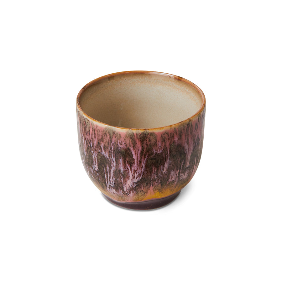 HKLIVING Cafe Cups, Lagoon Set or Individual, 70s Ceramics