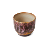 HKLIVING Cafe Cups, Lagoon Set or Individual, 70s Ceramics