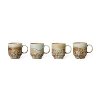 Cafe Mugs, 24-25 Collection, 70s Ceramics by HKLIVING