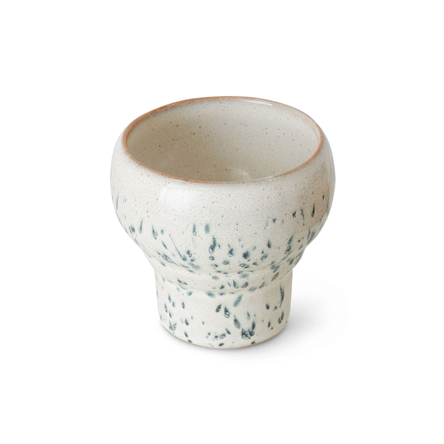 Lungo Coffee Mugs, Set of 2, 70s Ceramics, Coral by HKLIVING