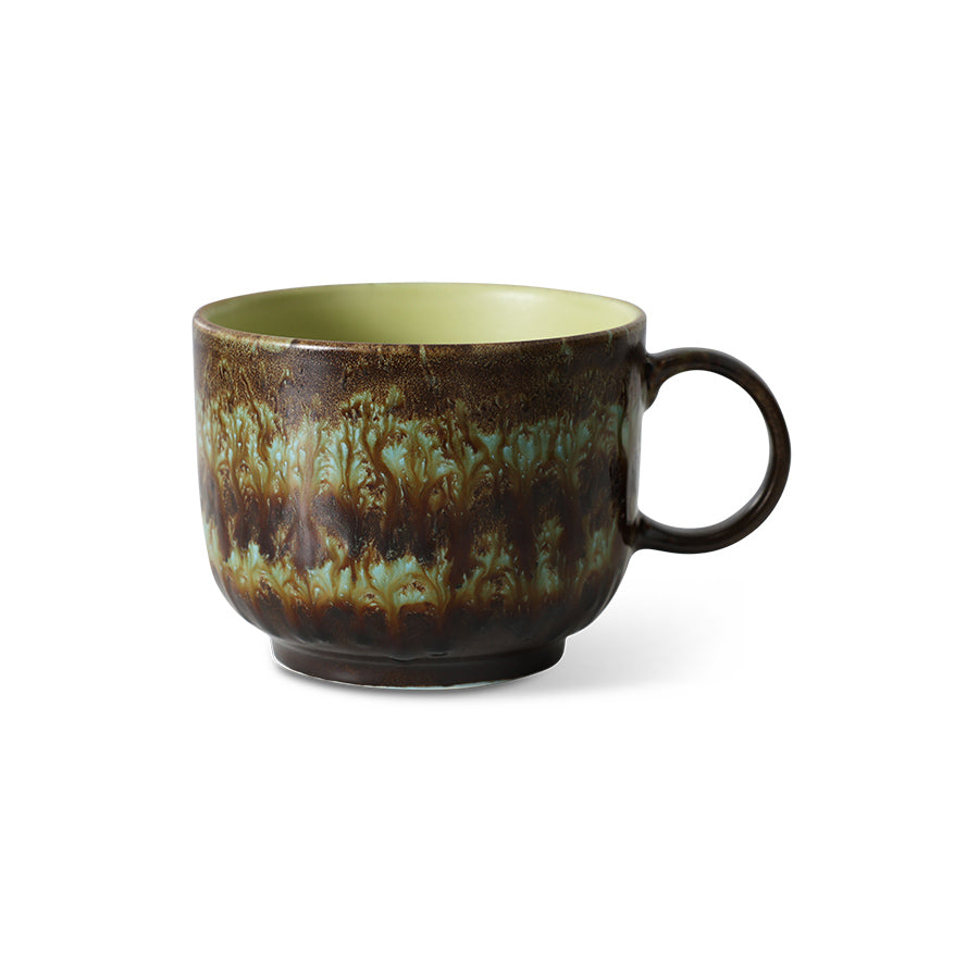 HKLIVING 70s Ceramics Large Tea Mugs - Odyssey & Nova (Sets of 2 or Individual Mugs)