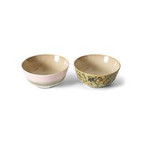 70s Ceramics Ramen Bowls - Set of 2 by HKLIVING (Verge or Ascend)
