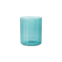 Teal Sunlit Glass, Blue Tumbler by HKLIVING