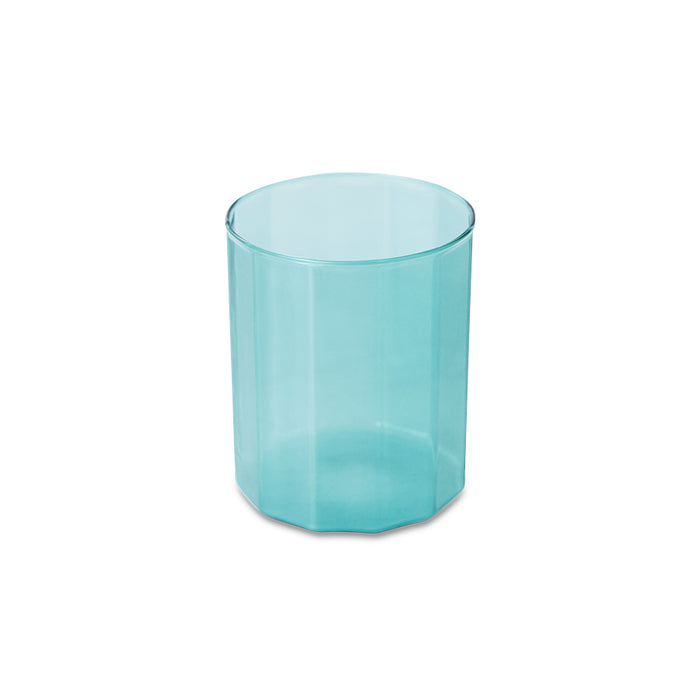 Teal Sunlit Glass, Blue Tumbler by HKLIVING