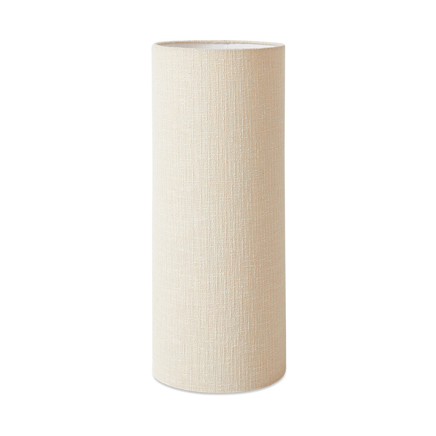 Lamp Shade Cream Linen Boucle, High Boucle by HKLIVING