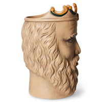 Cream Stoneware Decorative Heads – Teste di Moro Siciliane by MON for HKLIVING (Set of 2)