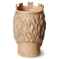 Cream Stoneware Decorative Heads – Teste di Moro Siciliane by MON for HKLIVING (Set of 2)