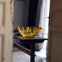 Limited edition hkliving glass bowl reflecting daylight in a stylish room