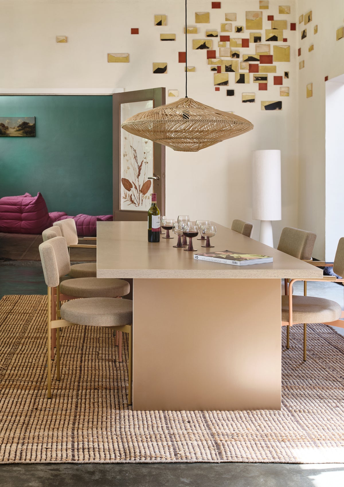 Desert Jute Rug (250x350cm) Handwoven for HKLIVING