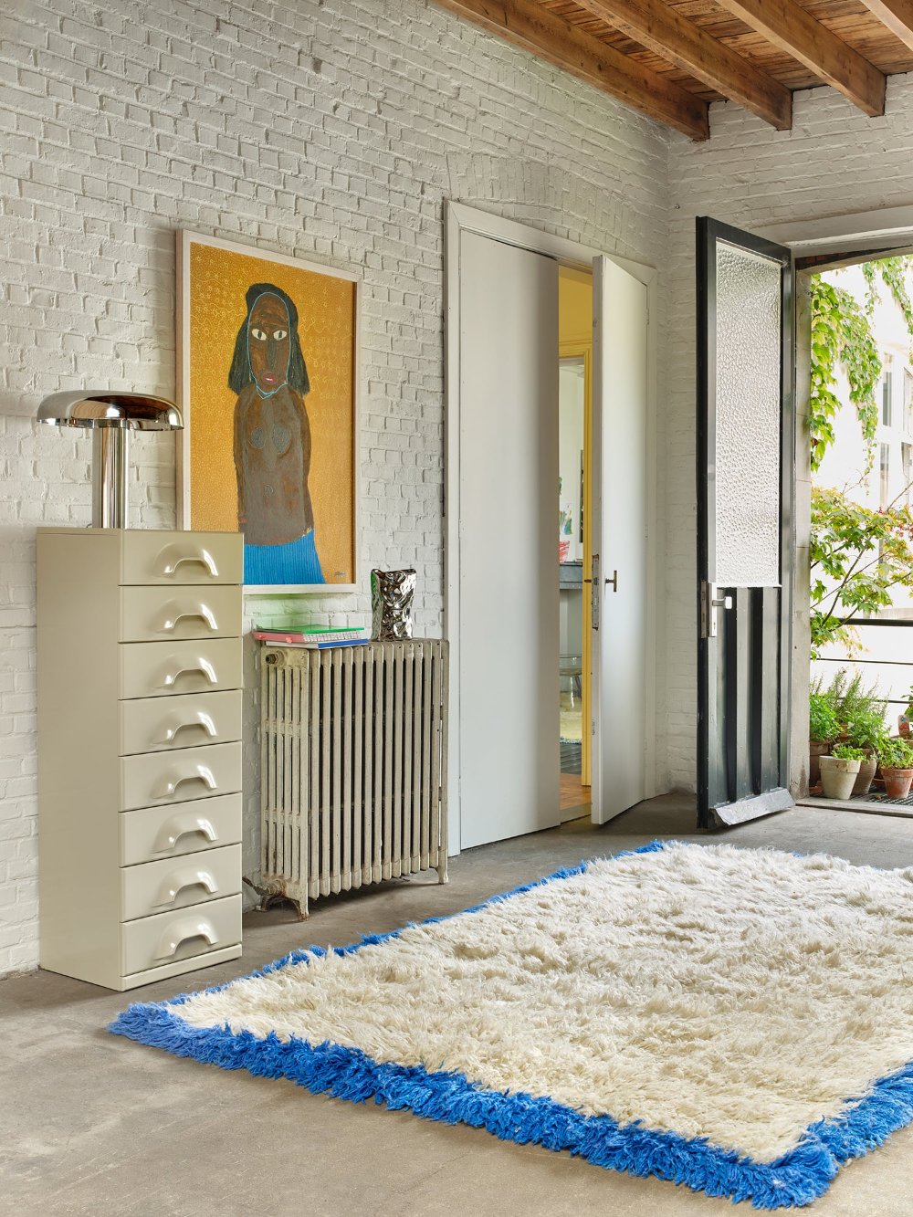 HKLIVING Chest of 8 Drawers in Cream