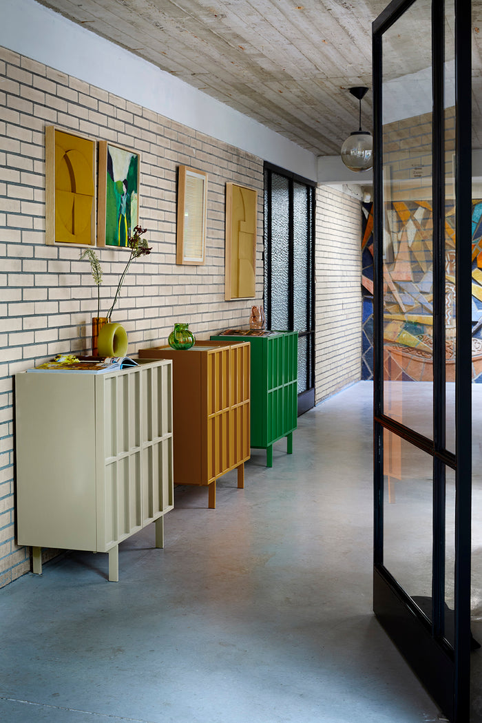 Cupboard by HKLIVING in Pebble
