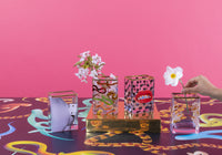 Seletti x TOILETPAPER Square Glass Vase - Medium & Large
