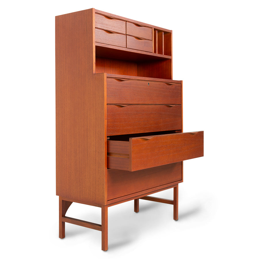 Wooden Secretary Stained by HKLIVING – A Timeless Blend of Classic and Modern Nordic Design