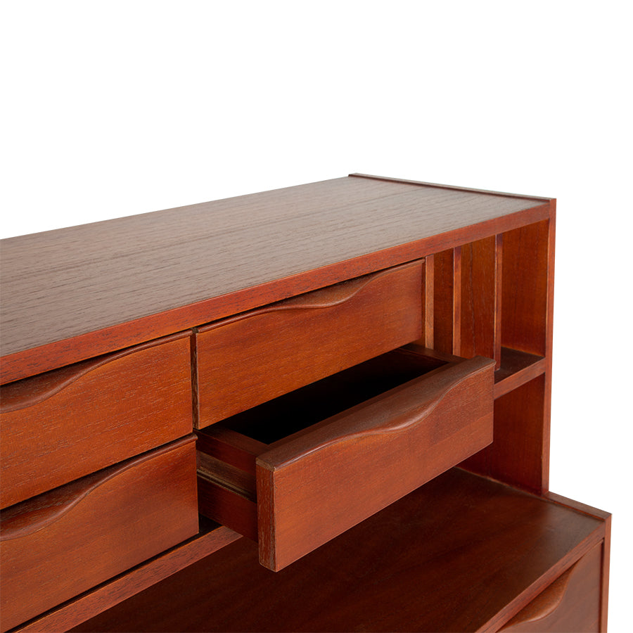 Wooden Secretary Stained by HKLIVING – A Timeless Blend of Classic and Modern Nordic Design