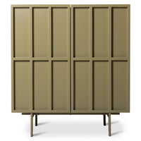 Cupboard by HKLIVING in Olive Green