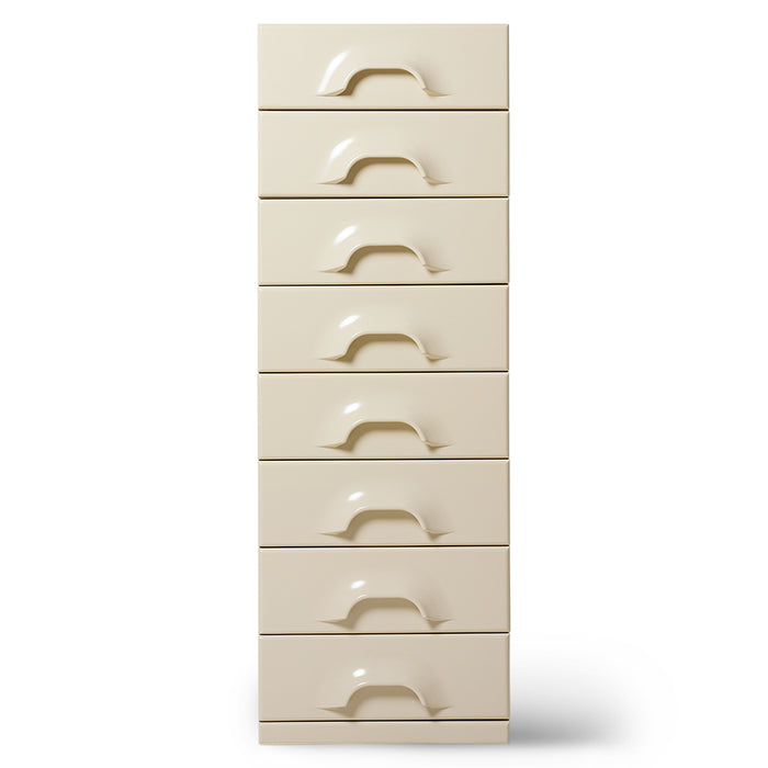 HKLIVING Chest of 8 Drawers in Cream