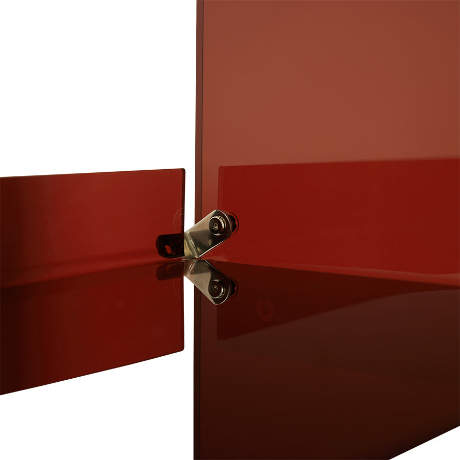 HKLIVING Smokey Brown Acrylic Modular Display Cabinet System