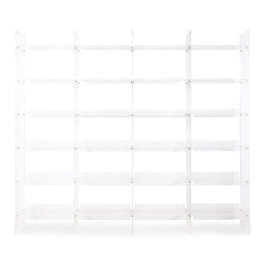 HKLIVING Clear Acrylic Modular Display Cabinet System