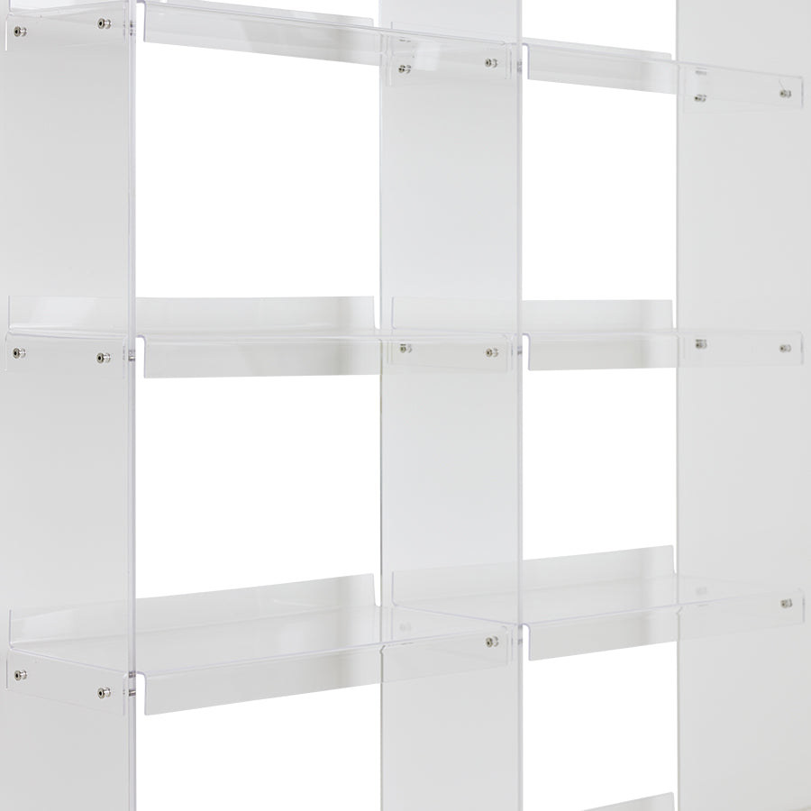 HKLIVING Clear Acrylic Modular Display Cabinet System