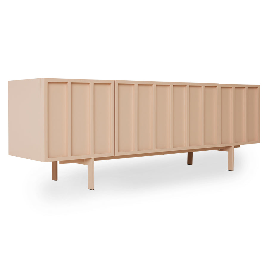 HKLiving Lowboard Sideboard - Nude Peach Pink Finish