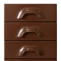 HKLIVING Chest of 6 Drawers - Chocolate (Warm & Modern Storage Unit)
