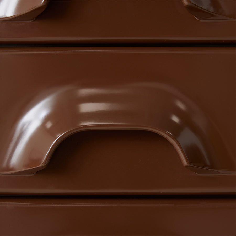 HKLIVING Chest of 6 Drawers - Chocolate (Warm & Modern Storage Unit)