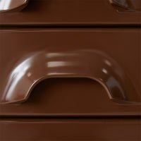 HKLIVING Chest of 6 Drawers - Chocolate (Warm & Modern Storage Unit)