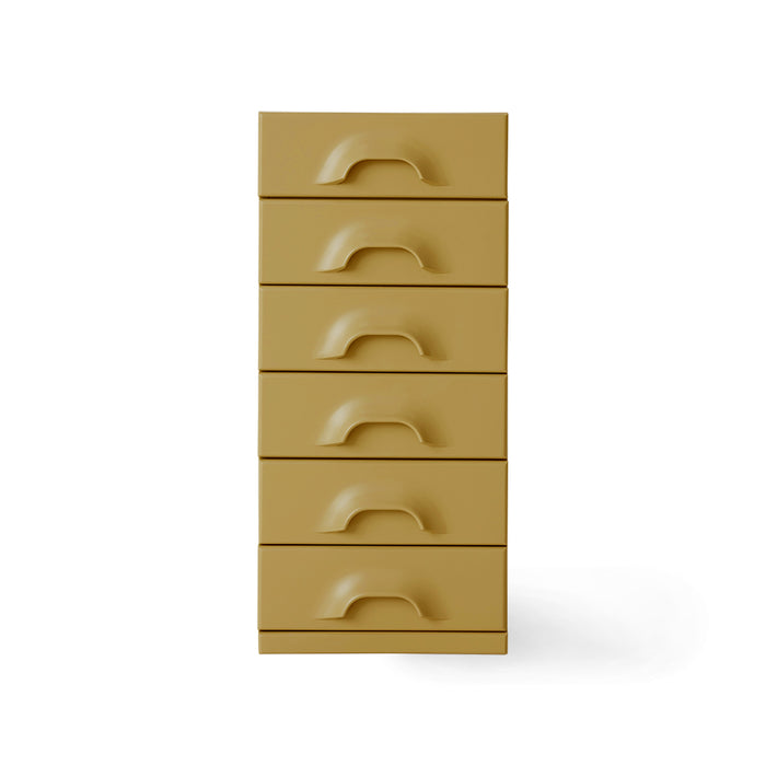 HKLIVING Chest of 6 Drawers - Sage Green (Contemporary Storage Unit)